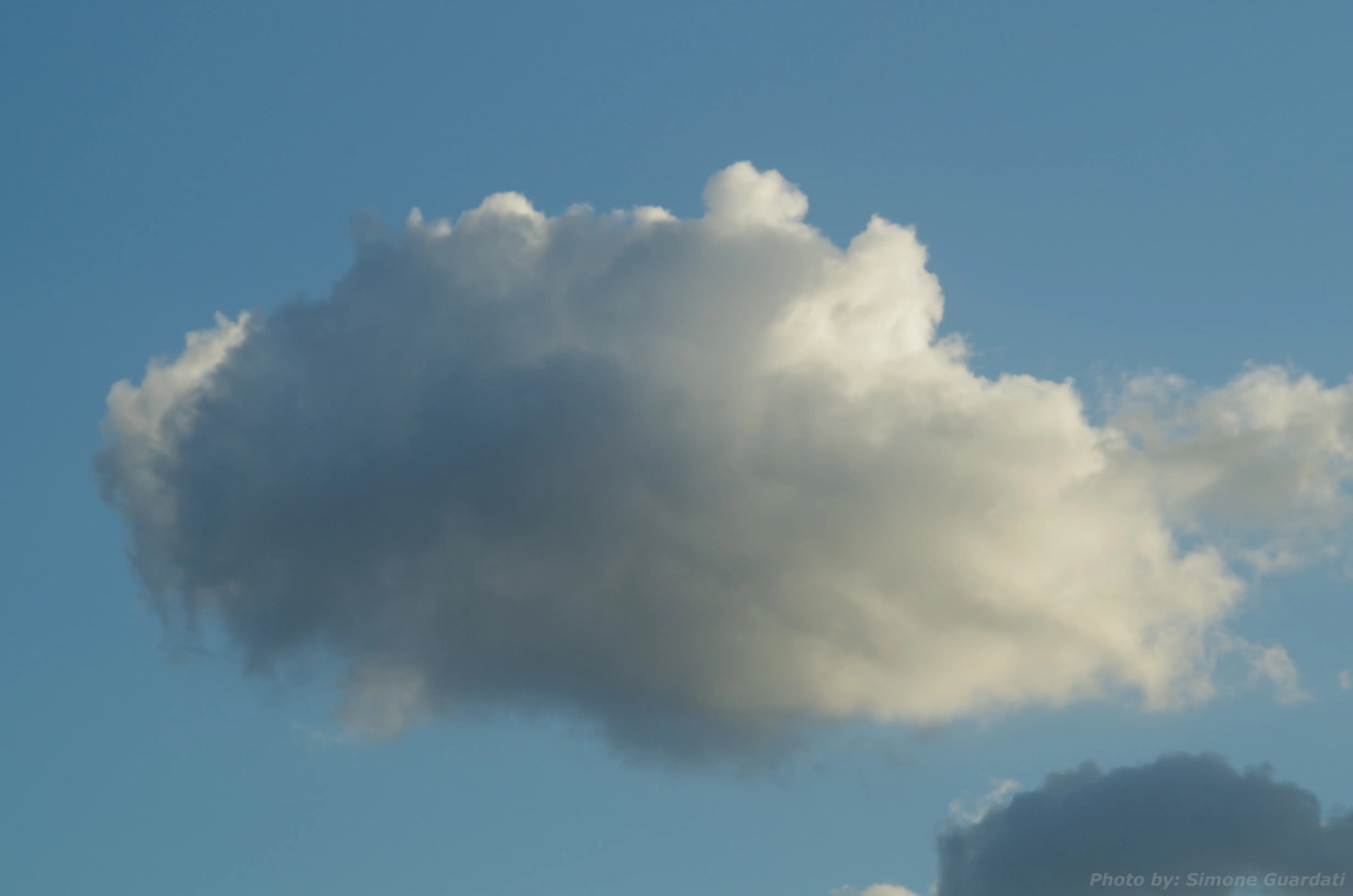 A cloud in the sky